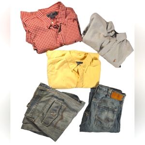 Mens worn clothing lot